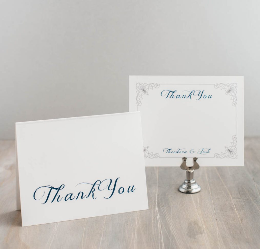 Classic Love Thank You Cards