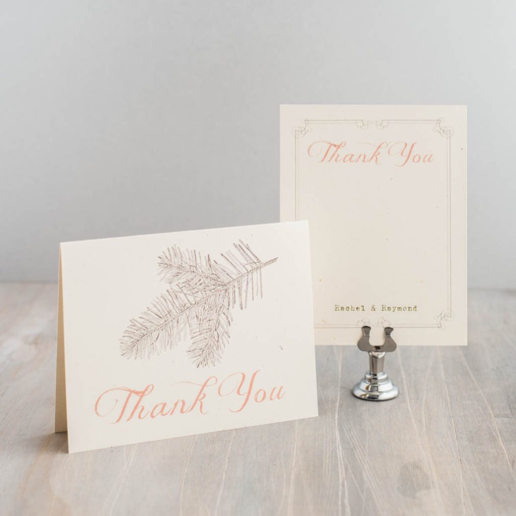 Moss Tree Thank You Cards