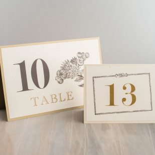 Farm Chic Tented Table Numbers