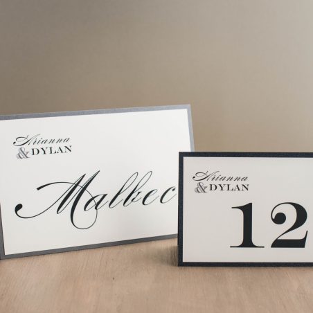 Classic Elegance Tented Table Numbers