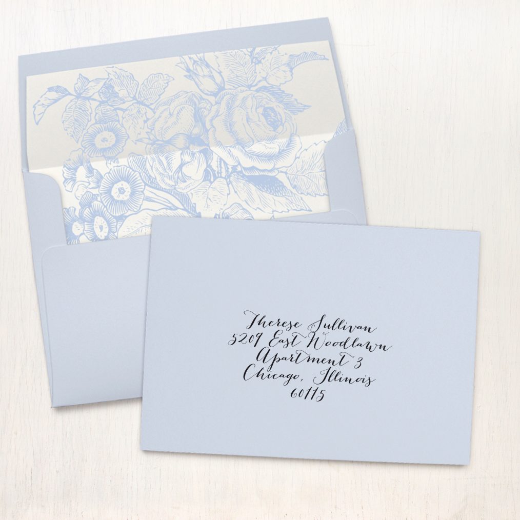 pale blue bridal shower invitations