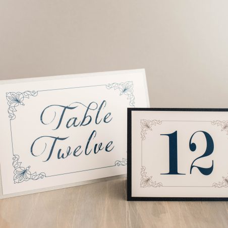 Classic Love Tented Table Numbers