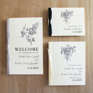 All White Ceremony Booklet