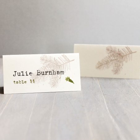 Moss Tree Place and Escort Cards