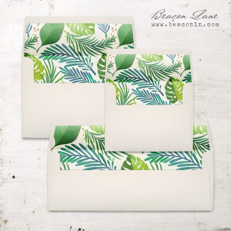 Jungle Leaf Envelope Liner