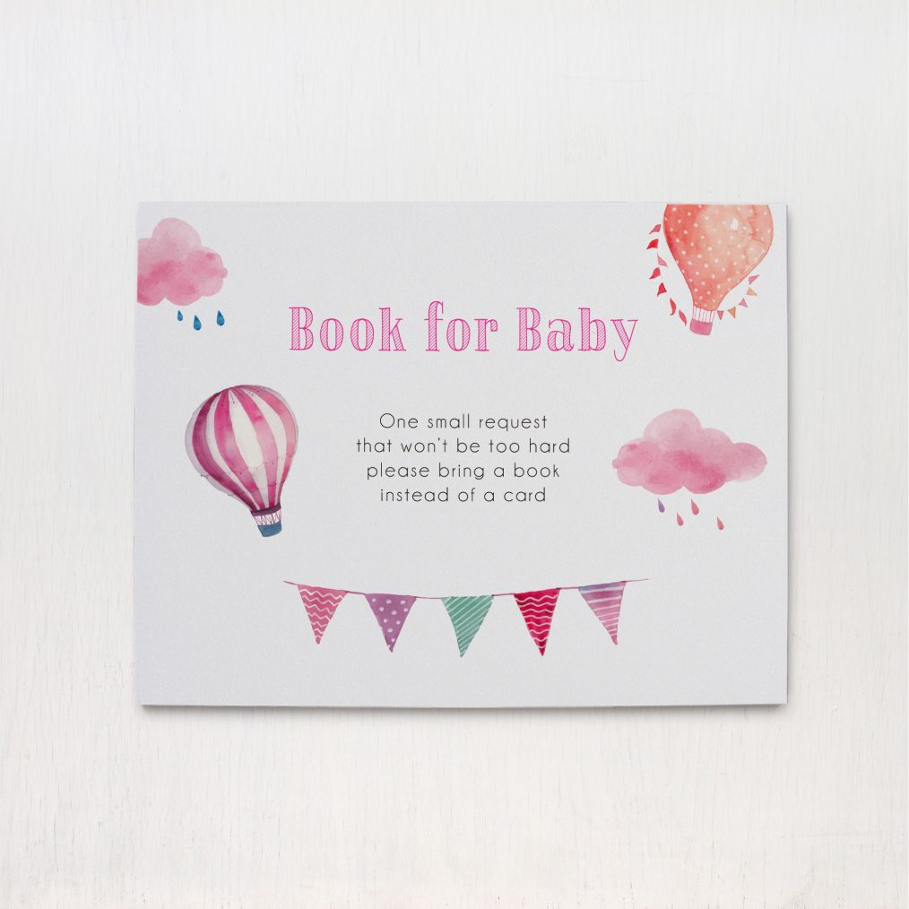 Up In the Air Baby Shower Invitations