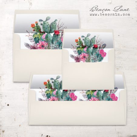 Desert Blooms Envelope Liner
