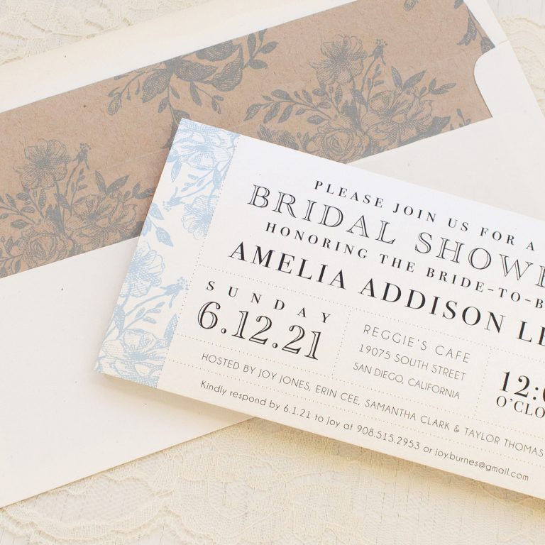 Bridal Shower Invitations | Garden Party | Beacon Lane