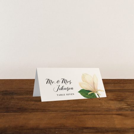 Sweet Magnolia Place and Escort Cards
