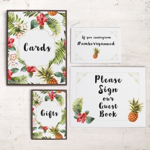 Pineapple Paradise Custom Signs