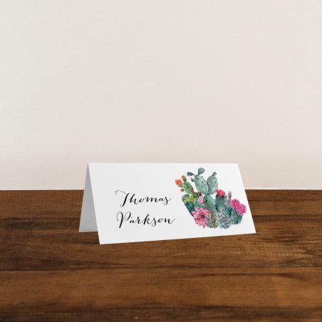 Desert Blooms Place and Escort Cards