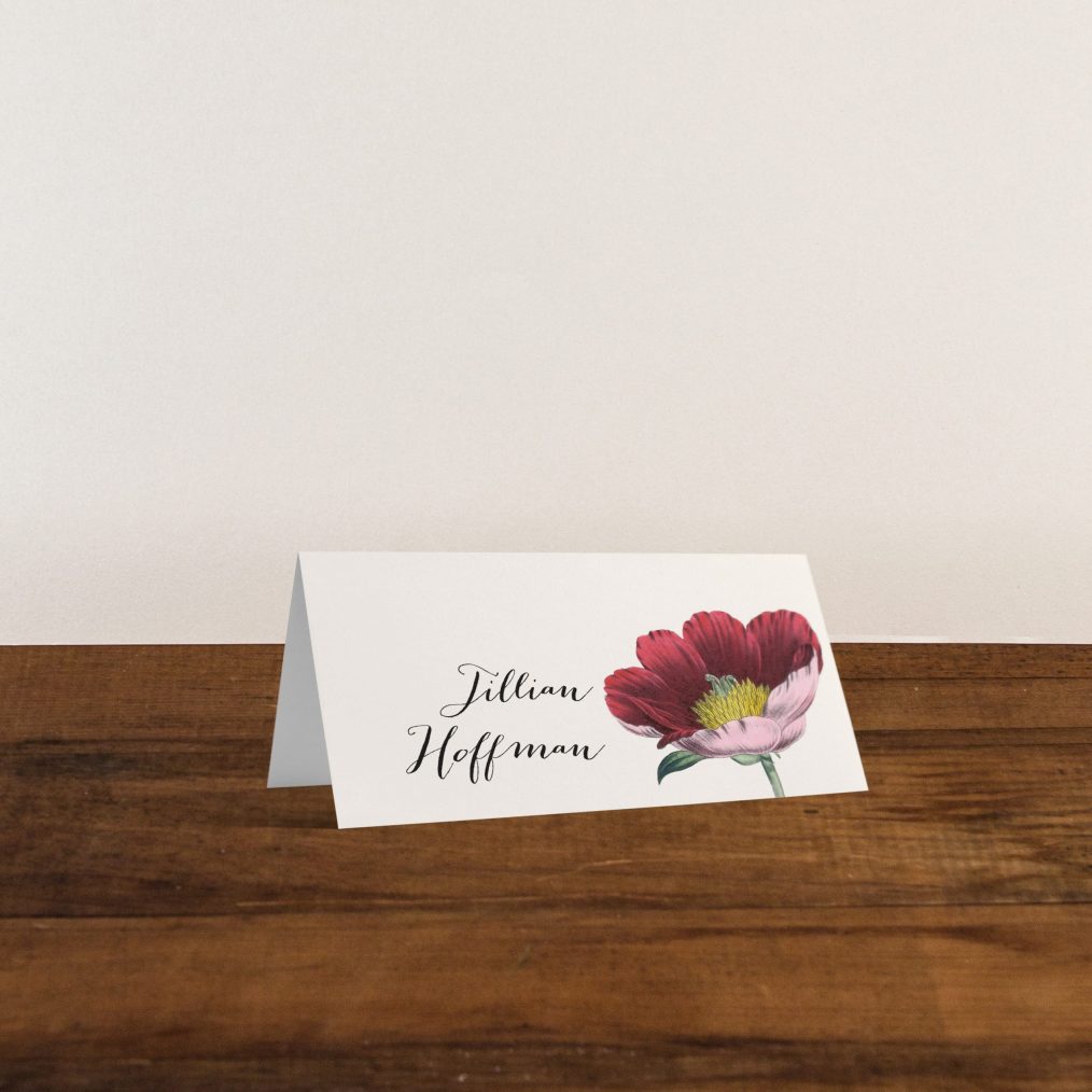 Floral Boho Place and Escort Cards