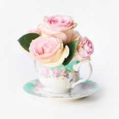 DIY Teacup Bridal Shower Bouquets