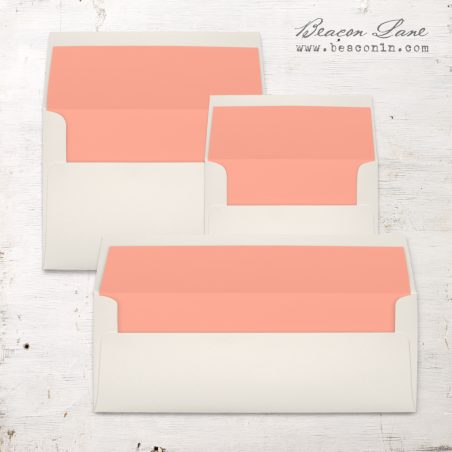 Coral Solid Envelope Liners