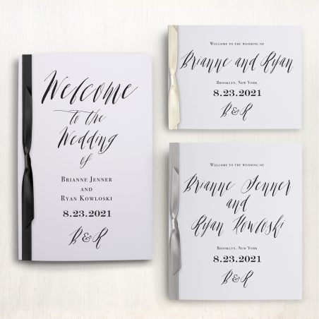 Modern Calligraphy Ceremony Booklet