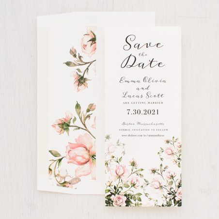 Garden Roses Save the Dates