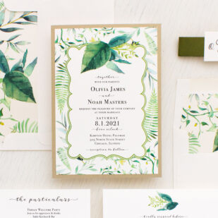 Botanical Garden Wedding Invitations