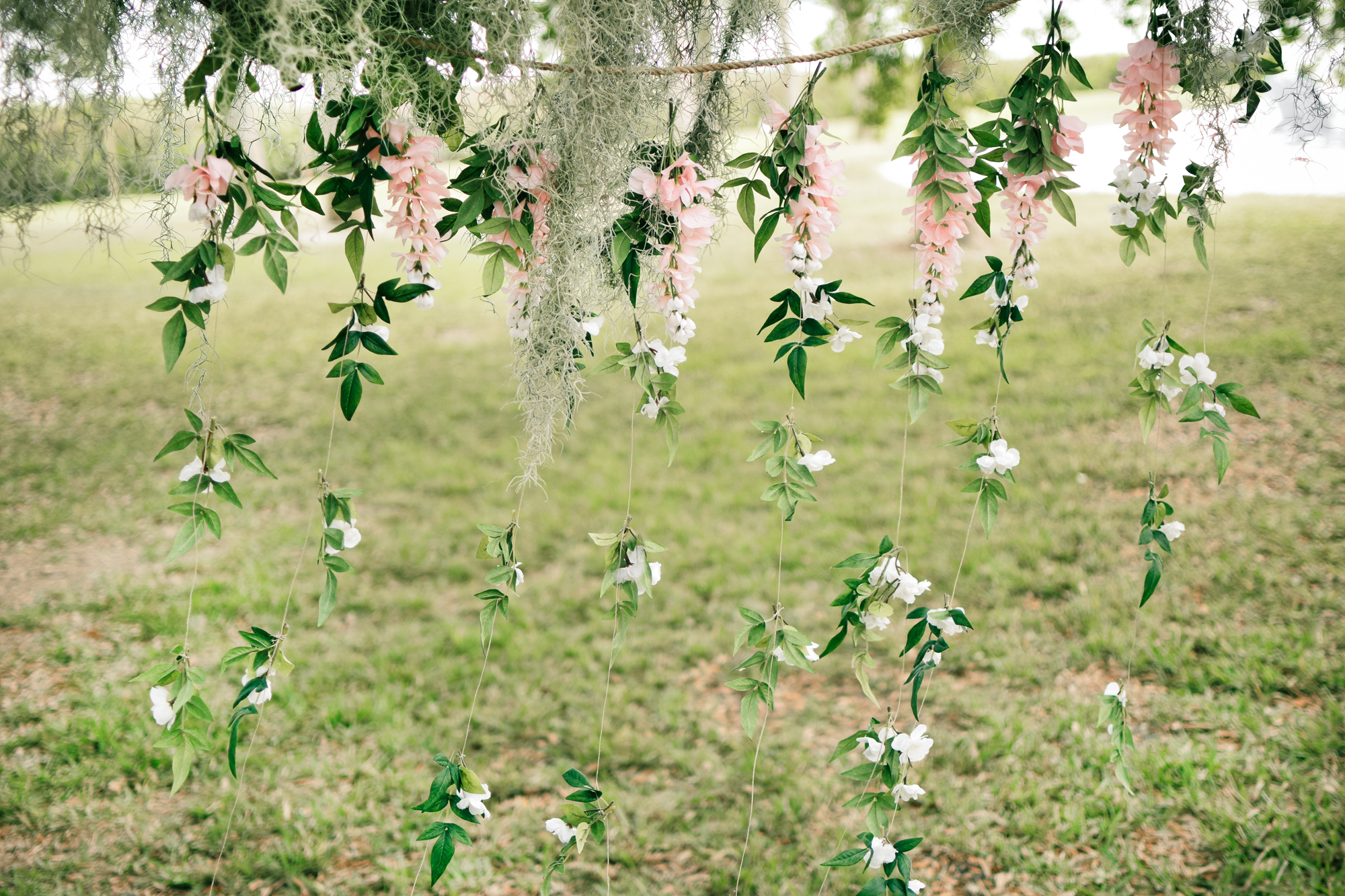 DIY Garden Floral Bridal Shower Backdrop - Beacon Lane