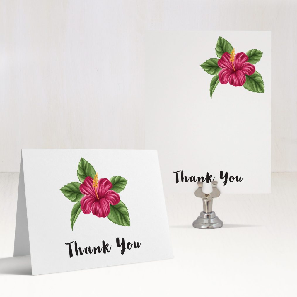 Tropical Love Thank You Cards