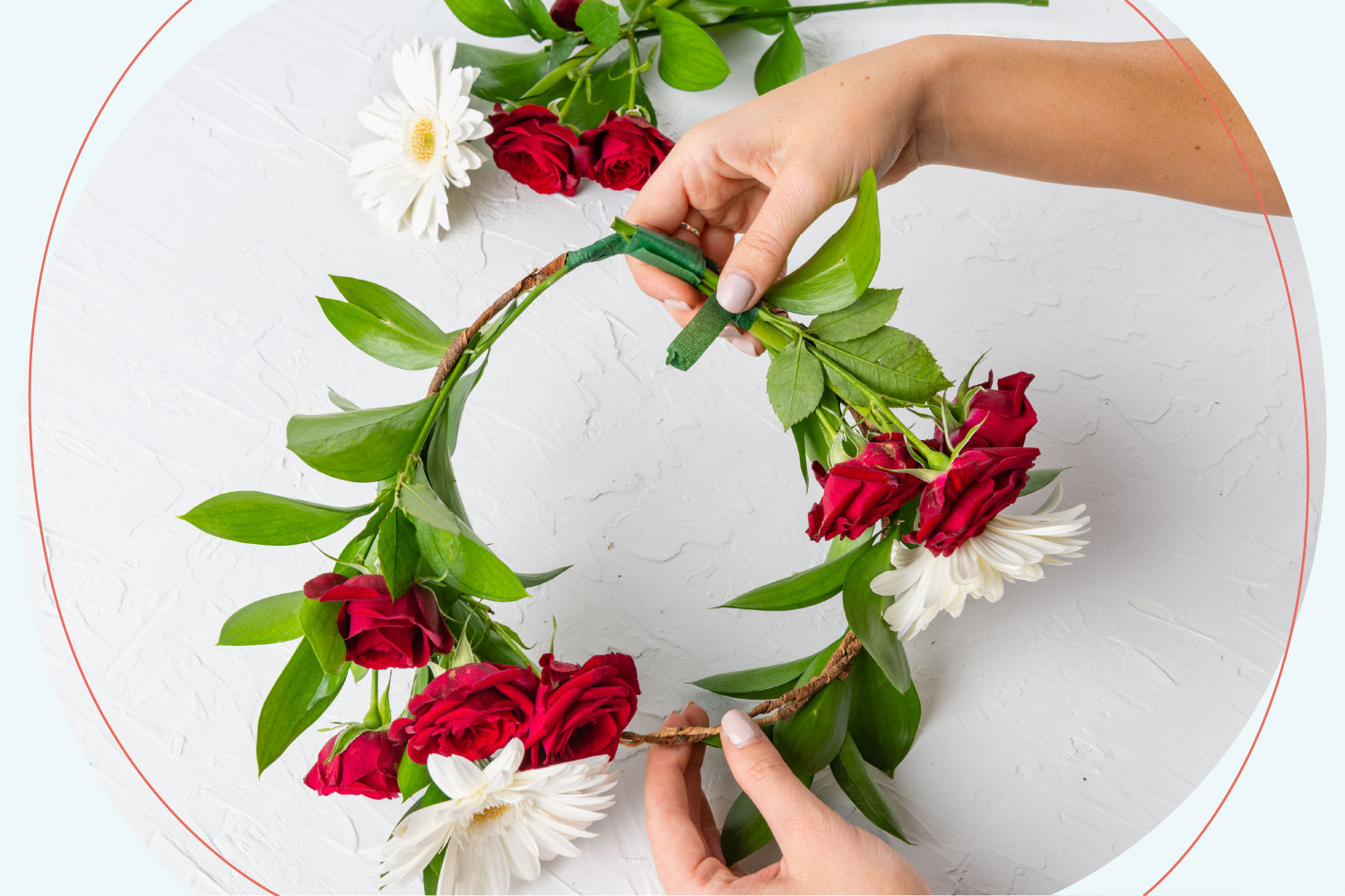 Basket of Blooms Flower Crown Kit with Instructional Tutorial — The Happy  Haku