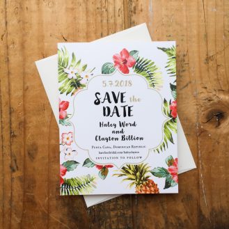 Pineapple Paradise Save the Dates