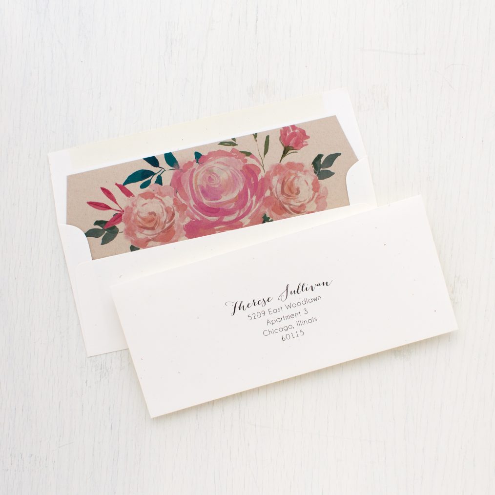 Pink Watercolor Bridal Shower Invitations