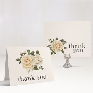 Modern Calligraphy Bridal Shower Thank You Cards