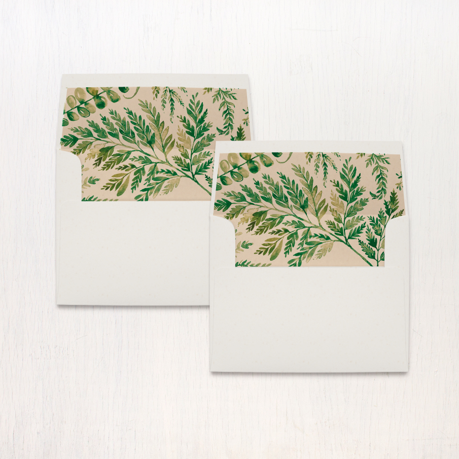 Simple Greenery Bridal Shower Thank You Cards | Beacon Lane