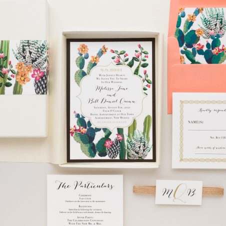 Colorful Desert Love Boxed Wedding Invitations