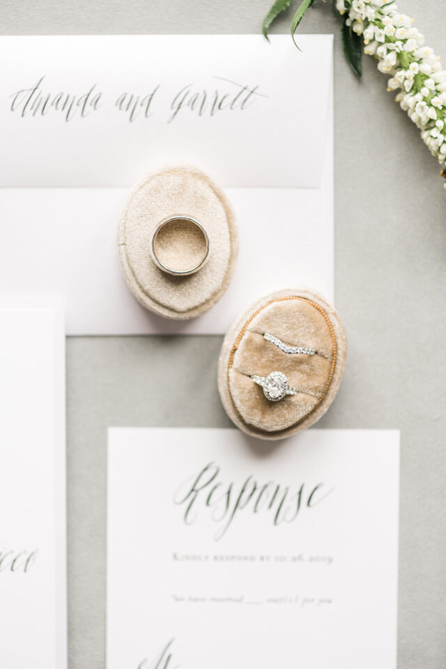 Modern Calligraphy Wedding Invitations