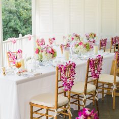 Bright & Colorful Hawaiian Garden Destination Wedding