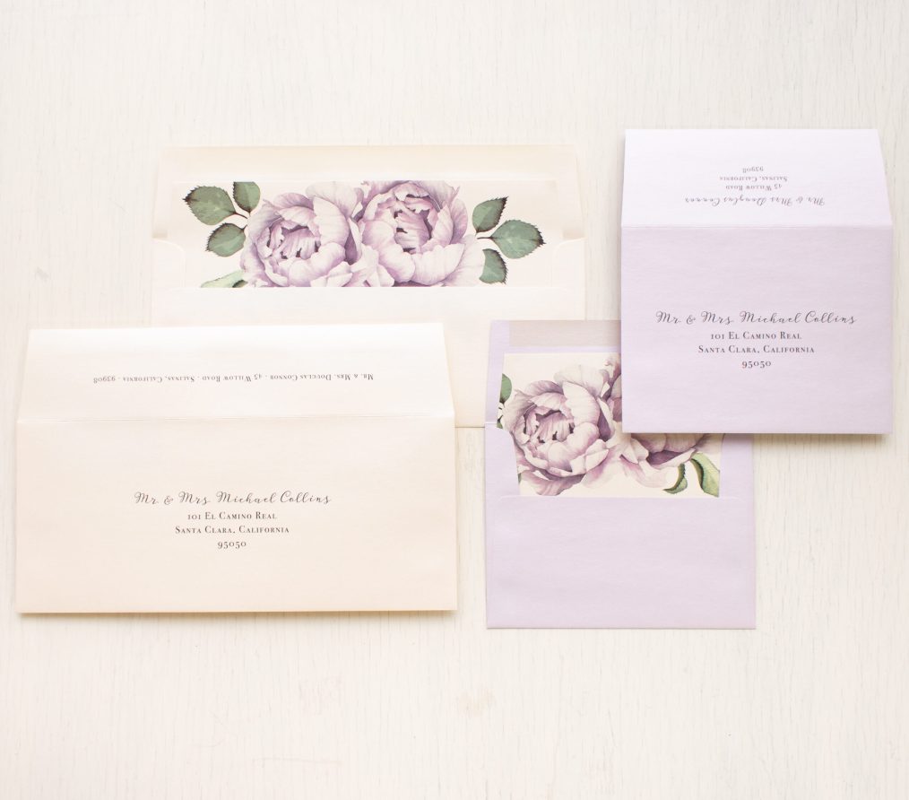 Simple Lilac Save the Dates
