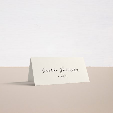 Blush Script Place and Escort Cards