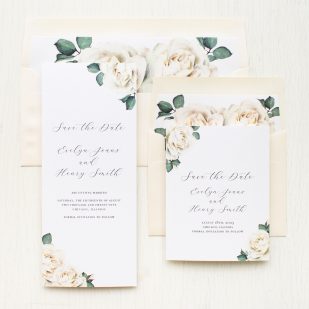 White Rose Save the Dates