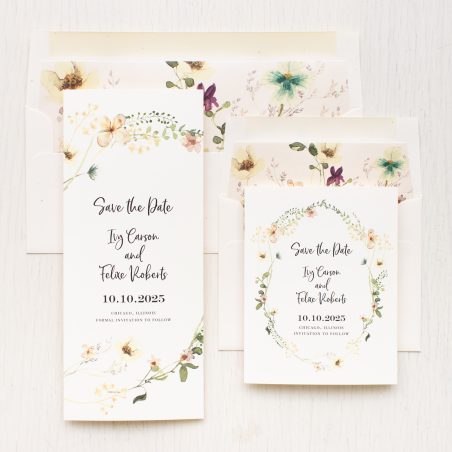 Earthy Save the Dates