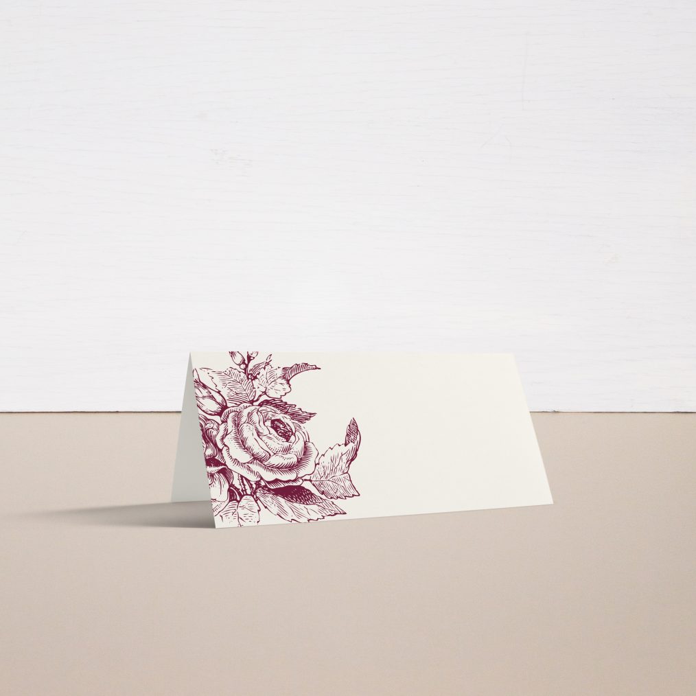 burgundy bridal shower invitations