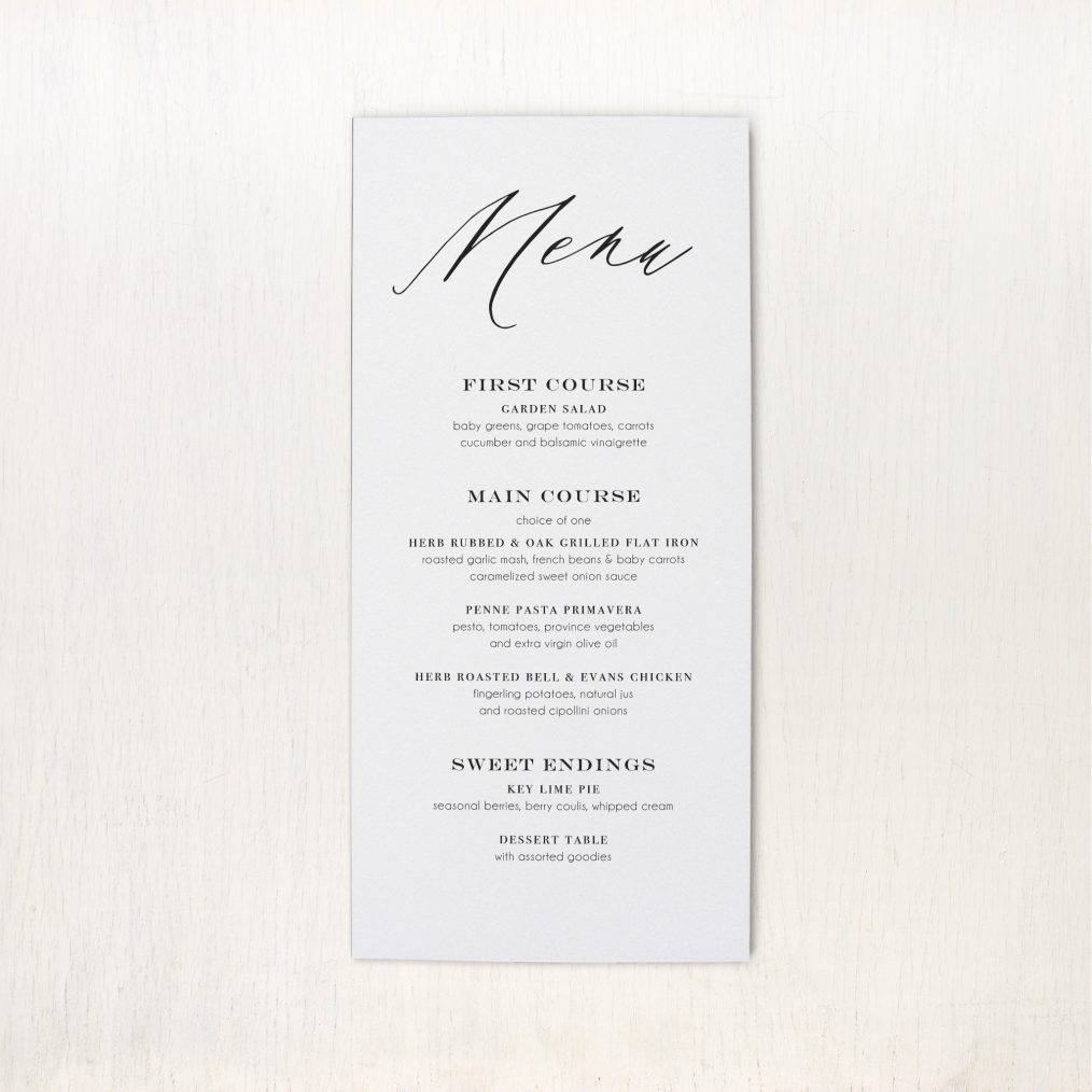 black & white bridal shower invitations