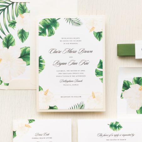 Lush Greenery Wedding Invitations
