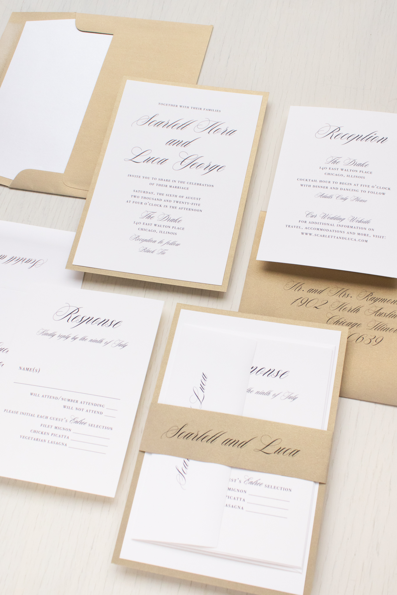 Personalized Stationery Notecards - Calligraphy Stationary - Custom No -  The White Invite