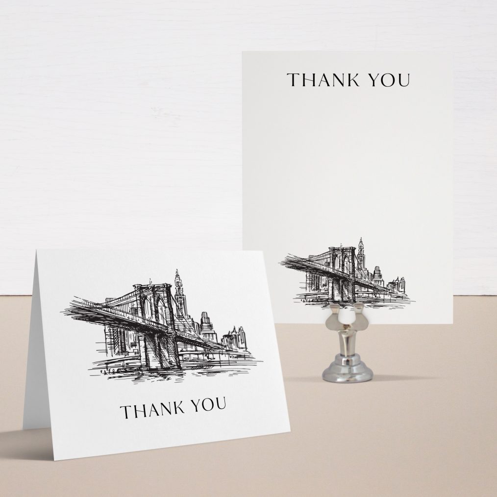 Brooklyn Bridge Thank You Cards